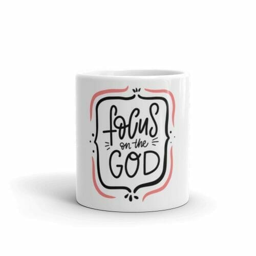 Collared Clergy Wear Porcelain Glossy Mug Focus On The God 11oz 15oz
